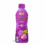 350ml Bottled Blackcurrant Juice with nata de coco